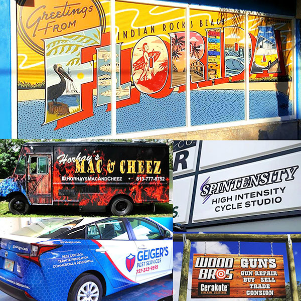 Custom Signs & Vehicle Wraps product image collage